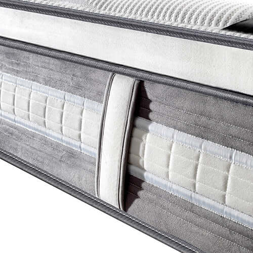 Close-up of the Pocket Spring Mattress Melbourne with Euro Top detailing and premium fabric finish.