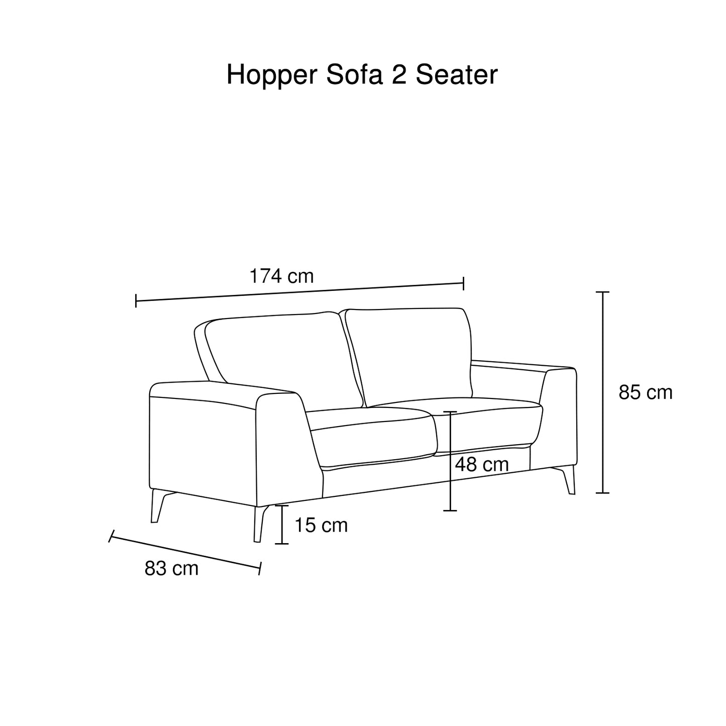 Hopper 3+2 Seater Sofa In Linen Fabric Light Grey Lounge