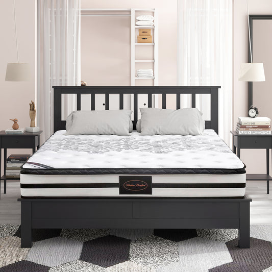 Micro Pocket Spring 31cm High Classic Euro Top Mattress