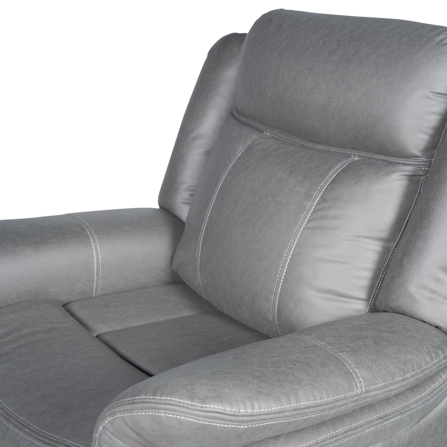 Carlton 1R Finest Fabric Recliner Sturdy Construction Metal Mechanism