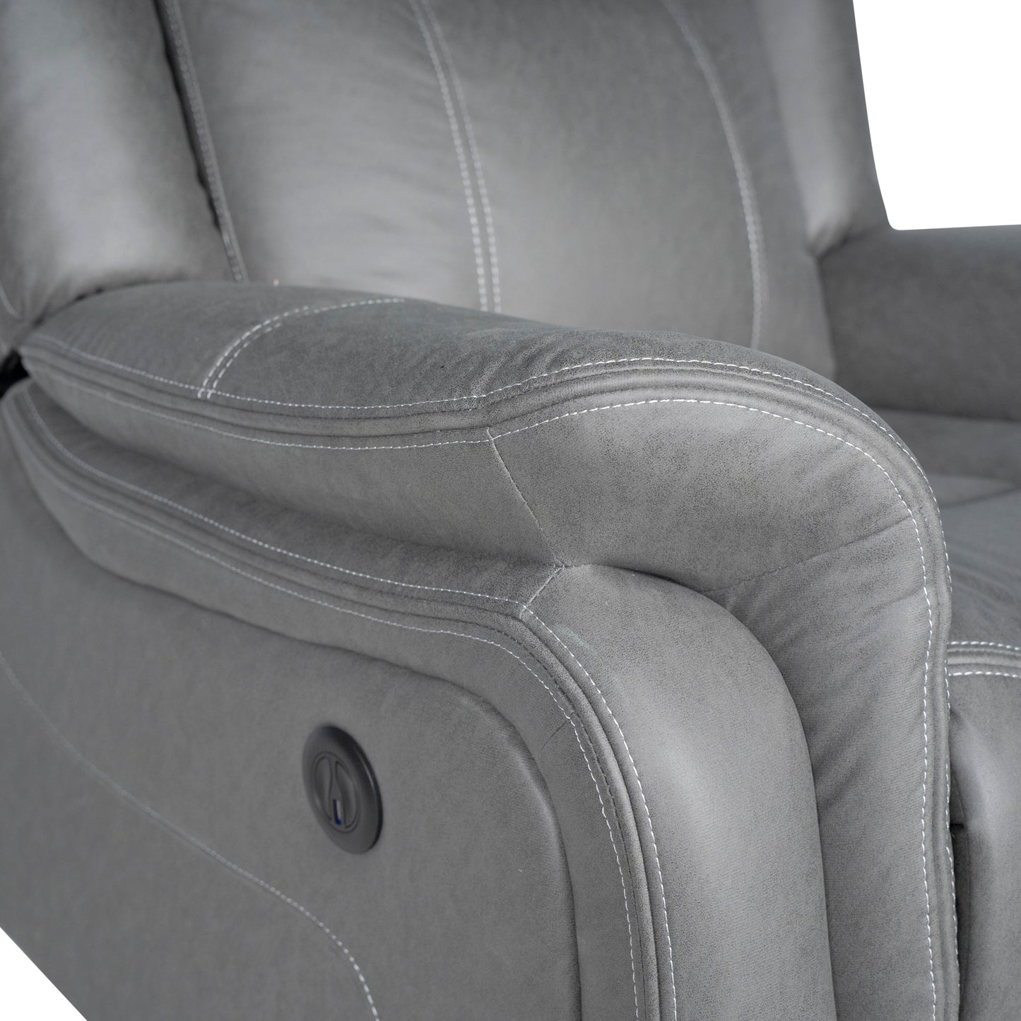Carlton 1R Finest Fabric Recliner Sturdy Construction Metal Mechanism