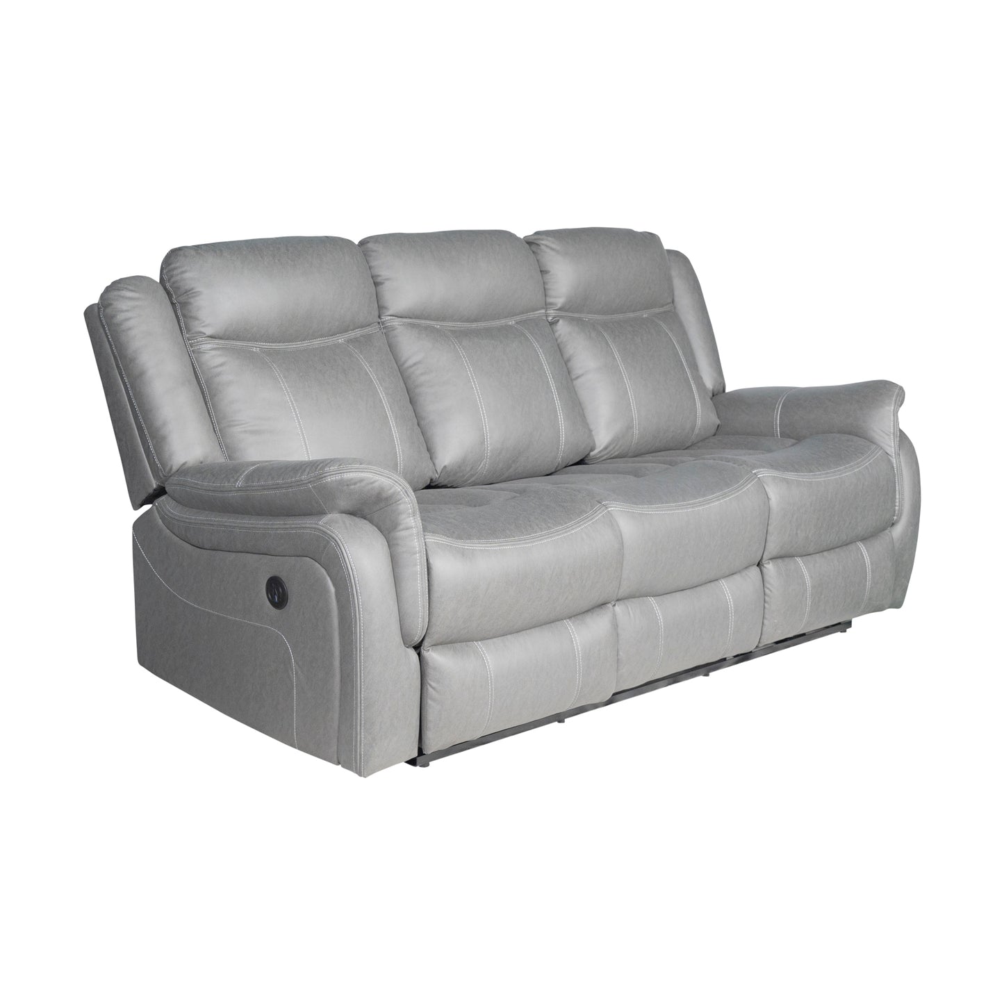 Carlton 3R+1R+1R Finest Fabric Recliner Sturdy Construction Metal Mechanism