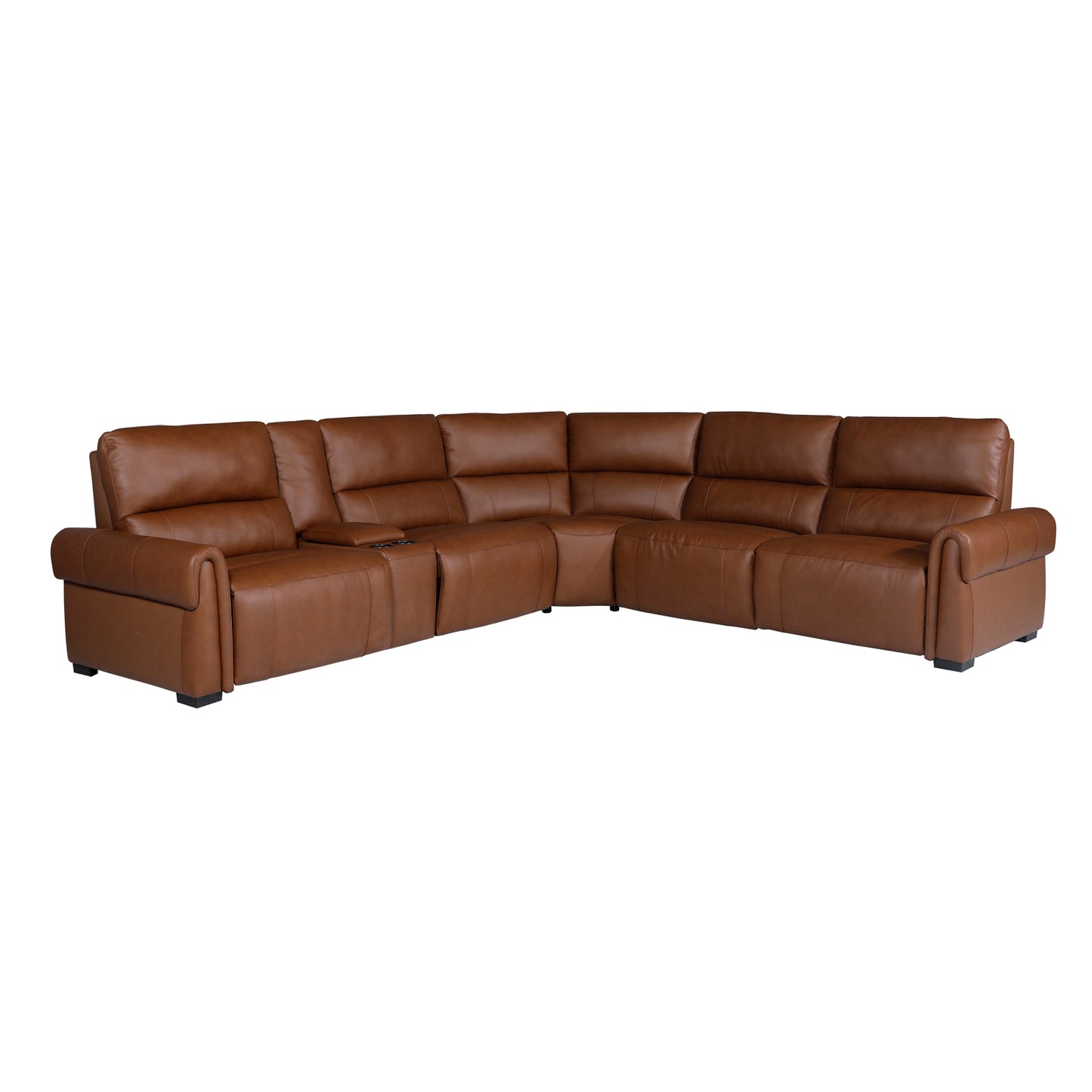 Havana 5 Seater Genuine Leather Sofa Zero Gravity Mechanism USB Charger