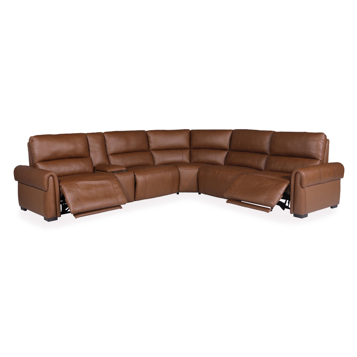 Havana 5 Seater Genuine Leather Sofa Zero Gravity Mechanism USB Charger